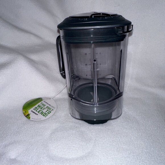 New Open Cuisinart 32 Ounce Easy Grip Blending Jar Replacement Part Lid Blade - Picture 2 of 4